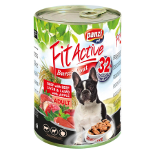 FitActive; Panzi Panzi FitActive Adult Dog Konzerv marhával, májjal és bárányhússal 6x415gr kutyaeledel