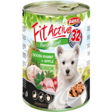 FitActive; Panzi Panzi Fitactive Junior Dog Konzerv libával és nyúllal 12x415gr kutyafelszerelés