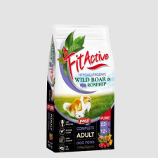 FitActive PURE Hypoallergenic Wild boar Rosehip 12kg kutyaeledel