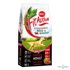 FitActive PURE SMALL 12kg Hypoallergenic BEEF-ROSEHIP kutyaeledel