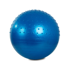  fitnesz 65cm gimnasztikai labda pumpával, kék fitness labda