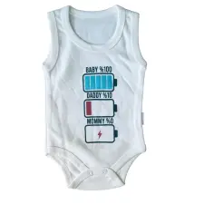  Fiú ujjatlan body 74-es kombidressz, body