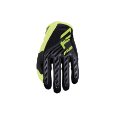 Five MXF3 EVO motocross kesztyű fekete-fluo sárga motoros kesztyű