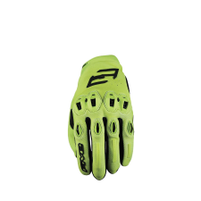 Five Stunt Evo2 motorkerékpár kesztyű fluo sárga motoros kesztyű