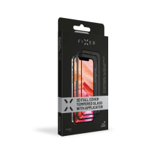 Fixed 3D Full-Cover Apple iPhone 7/8/SE (2020) edzett üveg kijelzővédő fekete kerettel (FIXG3DA-100-BK) (FIXG3DA-100-BK) mobiltelefon kellék