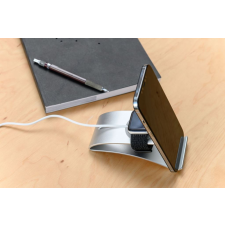 Fixed alumínium állvány Apple Watch és iPhone készülékekhez ezüst (FIXFR-WAH-SL) okosóra kellék