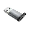 Fixed alumínium USB-C - USB-A adapter szürke (FIXA-CU-GR)