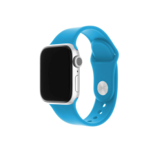 Fixed Apple Watch S1/2/3/4/5/6/7/SE Szilikon szíj 38/40/41 mm - Sötét kék okosóra kellék