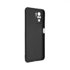 Fixed Back rubberized cover Story for Xiaomi Redmi Note 10 Black mobiltelefon kellék