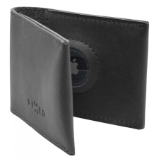 Fixed Bőr pénztárca Wallett for AirTag eredeti marhabőrből FIXWAT-SMMW2-BK, fekete pénztárca