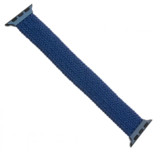 Fixed Elastic Nylon Strap for Apple Watch 42/44mm L méret kék óraszíj