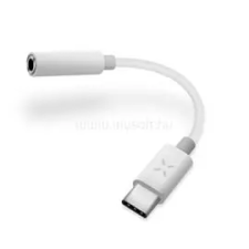Fixed fejhallgató adapter USB-C - 3.5mm jack DAC fehér (FIXL-CJD-WH) kábel és adapter
