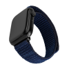 Fixed FIXED nylon sportos óraszíj Apple Watch 42/44/45mm-es okosórához, sötétkék FIXNST2-434-DBL
