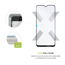 Fixed Full-Cover Xiaomi Poco M3 edzett üveg kijelzővédő fekete kerettel (FIXGFA-621-BK) mobiltelefon kellék