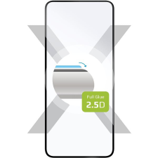 Fixed FullGlue-Cover Vivo Y33s/ Y21s/ Y21 üvegfólia - fekete mobiltelefon kellék