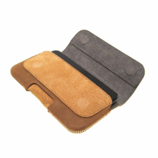 Fixed Horizontal Bőrtok Posh with closing, 6XL méret Brown mobiltelefon kellék