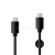 Fixed hosszú USB-C/USB-C kábel, 2m, fekete (PO_FIXD-CC2M-BK)