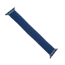 Fixed kötött nylon szíj Apple Watch 42/44mm, XL méret, kék okosóra kellék