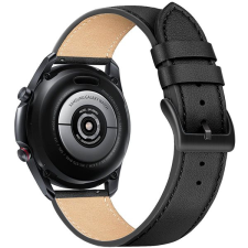 Fixed Leather Strap - fekete okosóra kellék