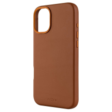 Fixed MagLeather MagSafe hátlaptok iPhone 16 Plus barna tok és táska