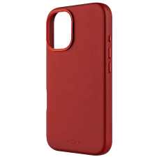 Fixed MagLeather s podporou MagSafe pro Apple iPhone 16 červený tok és táska