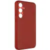 Fixed MagLeather valódi bőr telefontok Samsung Galaxy S24+ készülékhez, piros, FIXLM-1257-RD