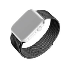 Fixed Mesh Strap for Apple Watch 38/40/41mm fekete okosóra kellék