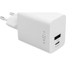 Fixed Mini USB-C/USB Travel Charger 45W, white (FIXC45M-CU-WH) mobiltelefon kellék