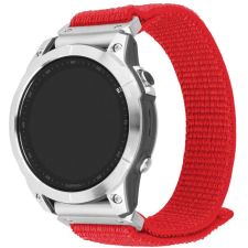 Fixed Nylon Sporty Strap Garmin QuickFit 22mm - piros (FIXNST2-QF22MM-RD) okosóra kellék