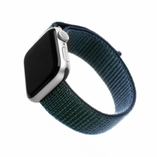 Fixed Nylon Strap Apple Watch 42/44/45mm, dark Kék okosóra kellék