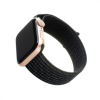 Fixed Nylon Strap Apple Watch 42/44/45mm, reflective Fekete