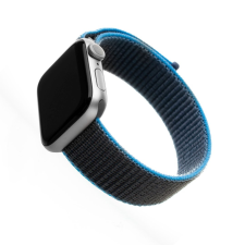 Fixed Nylon Strap for Apple Watch 38/40/41 mm, gray-blue okosóra kellék