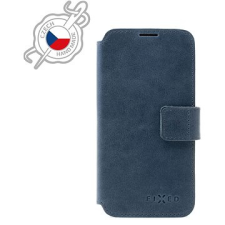 Fixed ProFit Apple iPhone 12/12 Pro kék valódi marhabőr tok tok és táska