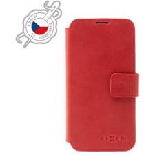 Fixed ProFit valódi marhabőr az Apple iPhone 12 Pro Max készülékhez piros tok és táska