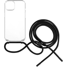 Fixed Pure Neck AntiUV Apple iPhone 15 Plus tok fekete nyakzsinórral tok és táska