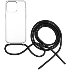 Fixed Pure Neck AntiUV Apple iPhone 15 Pro tok fekete nyakzsinórral tok és táska