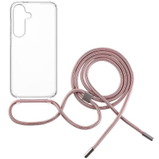 Fixed Pure Neck s růžovou šňůrkou na krk pro Samsung Galaxy S25+ tok és táska