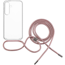 Fixed Pure Neck Samsung Galaxy S24 tok rózsaszín nyakzsinórral (FIXPUN-1256-PI) tok és táska