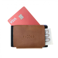 Fixed Real leather Tiny Wallet, brown pénztárca