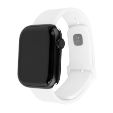 Fixed Silicone Sporty Strap Set for Apple Watch Ultra 49mm White okosóra kellék