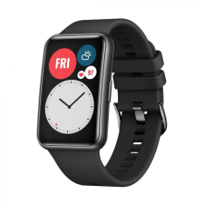 Fixed Silicone Strap for Huawei Watch FIT, black okosóra kellék