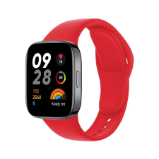 Fixed Silicone Strap for Xiaomi Redmi Watch 3, red okosóra kellék