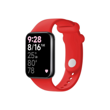 Fixed Silicone Strap for Xiaomi Smart Band 8 Pro Red okosóra kellék
