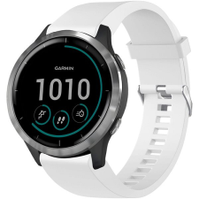 Fixed Silicone Strap Garmin QuickFit 20mm fehér szíj okosóra kellék
