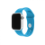 Fixed Silicone Strap Set for Apple Watch 42/44/45 mm, deep blue