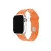 Fixed Silicone Strap Set for Apple Watch 42/44/45 mm, orange