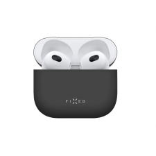 Fixed Silky Apple Airpods 3 tok fekete (FIXSIL-816-BK) (FIXSIL-816-BK) fülhallgató, fejhallgató tok
