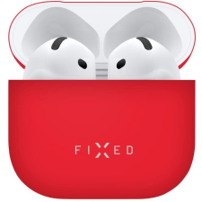 Fixed Silky pro Apple AirPods 4 červené fülhallgató, fejhallgató tok
