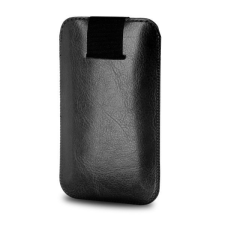 Fixed Soft Slim case with closure, PU leather, size 5XL, black tok és táska