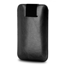 Fixed Soft Slim case with closure, PU leather, size 6XL +, black tok és táska